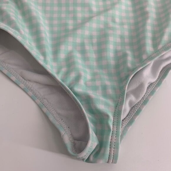 Sweet Pineapple Sequin Strawberry and Gingham One Piece Swimsuit Size 4T - Picture 2 of 10